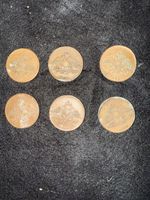 Lot of 6 Russian 5 Kopeks –1831 & 1835 –Nicholas I –Imperial Russia–Copper Coins