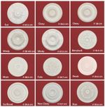 ✨Medium Size Ceiling Rose Polystyrene White Easy Fit Lightweight 46cm - 54.5cm✨