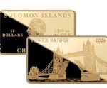 The London Tower Bridge Landmark 24 Carat Gold Coin -  1/200 oz - Limited 10 000