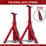 2 PCS 3 Ton Car Jack Stands Lift Heavy Duty Vehicle Support Durable Axle Jack