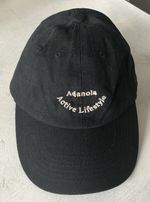 Adanola Black Active Lifestyle Adjustable Baseball Sports Cap Hat One Size Fits