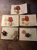 USSR Medals From A Russian Major