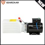 220V Single Acting Hydraulic Power Unit Pack Pump Car Lift Ramp Motor 6L Tank UK