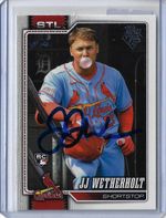 JJ Wetherholt Autographed 2026 Topps 698 Short Print Rookie Card 2026 NL ROY