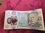 King Charles £5  Very Sort After. Low Serial Number