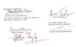 1965 London theatre SIGNED contract Charlie Girl authors composer David Heneker