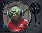  Star Wars Master Yoda Hip Hop B-Boy 12" Turntable DJ Slipmat Vinyl Technics