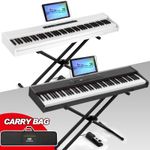 ♬Mustar 88 Keys Semi Weighted Digital Piano Portable Keyboard Pedal Bluetooth