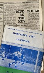 Worcester City v Liverpool 1959 FA Cup Programme & Soccer Star Magazine RARE
