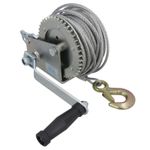 Hand Winch for Boat/Car Trailer 1200lb Complete with 20m Cable TE141