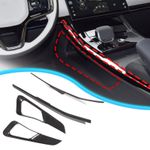 ABS Carbon Fiber Center Console Gear Shift Trim Set For Range Rover Sport 23+ UK