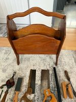 Disston Vintage Hand Tools Lot: Hand Saw, Brace Drill, Coping Saw, File