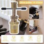 Olive Remover Tool, 15mm & 22mm Olive Puller Copper Pipe Compression Ring Puller
