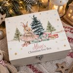 Bunny Christmas Eve Box Crate, Xmas Tradition Keepsake, Night Before Xmas