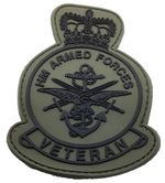 HM Armed Forces Veterans PVC badge morale patch Hook & Loop backed