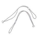 2x Controller Wrist Straps for Oculus Meta Quest 3 3S White Adjustable Lanyards