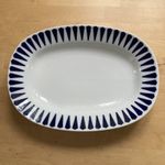 Sargadelos porcelain oval platter   34cm Length