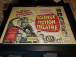 Science Fiction Theatre Rare Original 1955 Promo Poster Ad Framed!