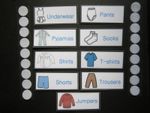 Clothing Drawer Labels - Autism/SEN/ADHD/Aspergers/Early Yrs/Dementia