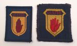 2 x Vintage Ulster Scout Badges Patches. Ireland Scouts Association