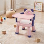 Baby Feeding Seat Kids Cartoon Dining Chair Tray Infant Toddler Portable Table