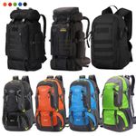 60L-70L-100L Hiking Camping Backpack Outdoor Travel Luggage Rucksack Waterproof