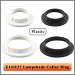 E14/E27 Plastic Lampshade Collar Ring Light Socket Rings Light Shade Accessories