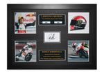 Marco Simoncelli Signed Ltd Edition Framed Picture Memorabilia