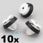 10x Skoda, VW & SEAT Interior Door Card Trim Clips 5J0867276