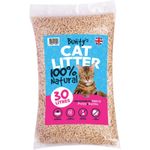 Bunty 30L Cat Litter Wood Pellets Odour Lock, Absorbent, Biodegradable, Natural