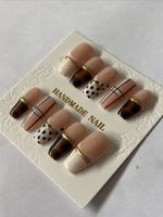 Burberry Inspired Press On Nail Set