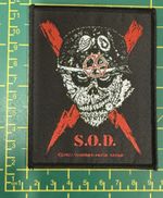 Stormtroopers Of Death Scrawled Lightning Official Licensed Woven Sew On Patch
