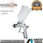IWATA W400 BELLARIA CLASSIC PLUS GRAVITY SPRAY GUN WITH CUP - 1.3MM 13328513P
