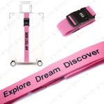 Personalised Luggage Strap Safety Suitcase Belt Custom Printed or Embroidered