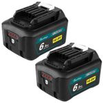 2pc 10.8V 12V 6.0Ah Li-Ion battery for Makita BL1040 BL1041 BL1015 BL1020B 1021B