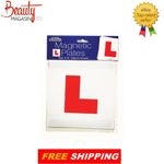 2x Magnetic L Plates Learner Driver Sign Car Van Bike Easy Fix UK Road Legal 1PK