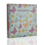 Large Slip In Pockets 3-Ring Binder Photo Album Holds 500 6x4" / 15*10cm Photos