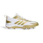 adidas Adizero Stabile Low Baseball Cleats Metal White Gold UK Sizes 5.5 - 8