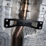 DIRENZA ALLOY MID LOWER CHASSIS BRACE BLACK FOR FORD FOCUS MK4 ST 2.3 2018+