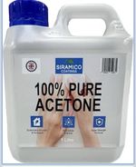 SIRAMICO COATINGS Pure Acetone 1 Litre Nail Polish Remover Removes All Types