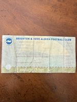 Brighton & Hove Albion v Manchester United Premier League Used Ticket Stub 2018