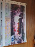 Specimen 1999 Manchester United v Newcastle United FA Cup Final TREBLE Ticket Bf