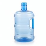 Water Jug with Screw Cap Sturdy Round Plastic Water Jug Lightweight for Kitchen