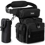 Men's Tactical Military Leg Bag Hip Drop Belt Waist Pack Travel Riding Hiking