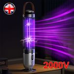 Mosquito Killer Lamp Electric Rechargeable Zapper Bug Fly Insect Trap UV-Light