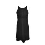 Vintage Black Evening Dress Size 8 Floral Lace Straps Cocktail OPERA by RICHARDS