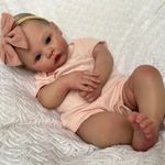 50cm Reborn Baby Doll Vinyl Silicone Realistic Handmade Newborn Xmas Gift UK