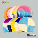 Adult SWIMMING CAP silicone elastic flexible durable ladies gents swimwear uk