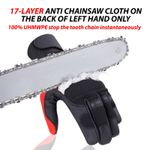 Chainsaw Gloves 17 Layer Anti Chainsaw Protection High Quality Class 1 CAT III