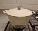 3 Qt CUISINART  Enameled Cast Iron Dutch Oven Casserole with Lid